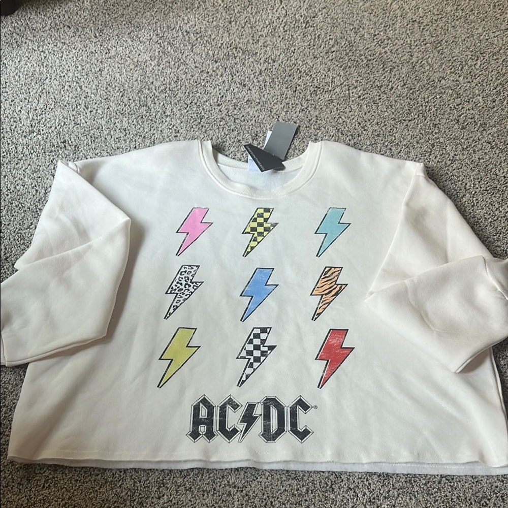 AC/DC Women’s Graphic Sweatshirt - Off White